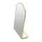 Hello Honey® 10'' Brass Finished Metal Framed Standing Mirror